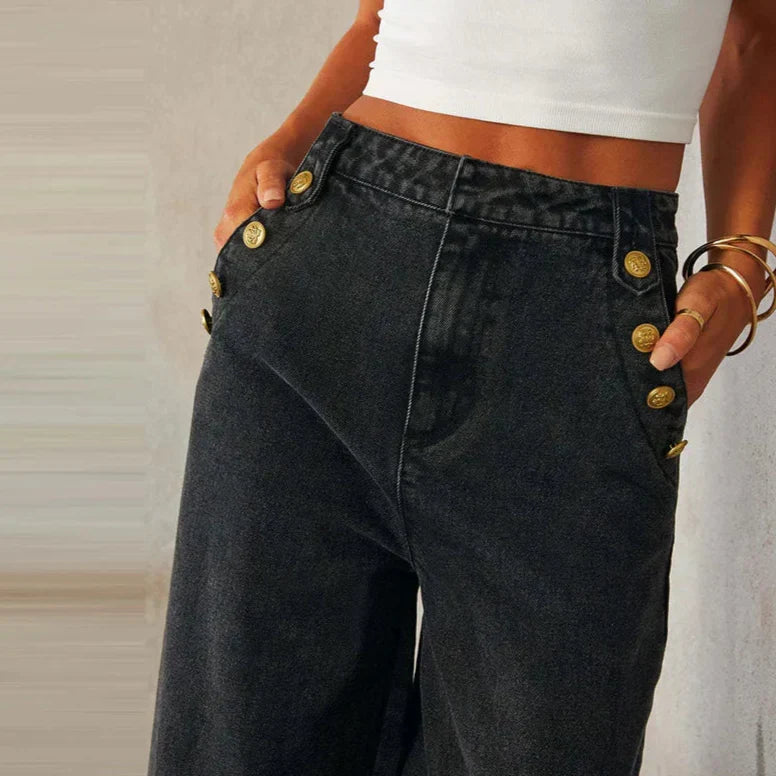 Blå Snäckmönstrad Skjorta och Shorts i Matchande Set