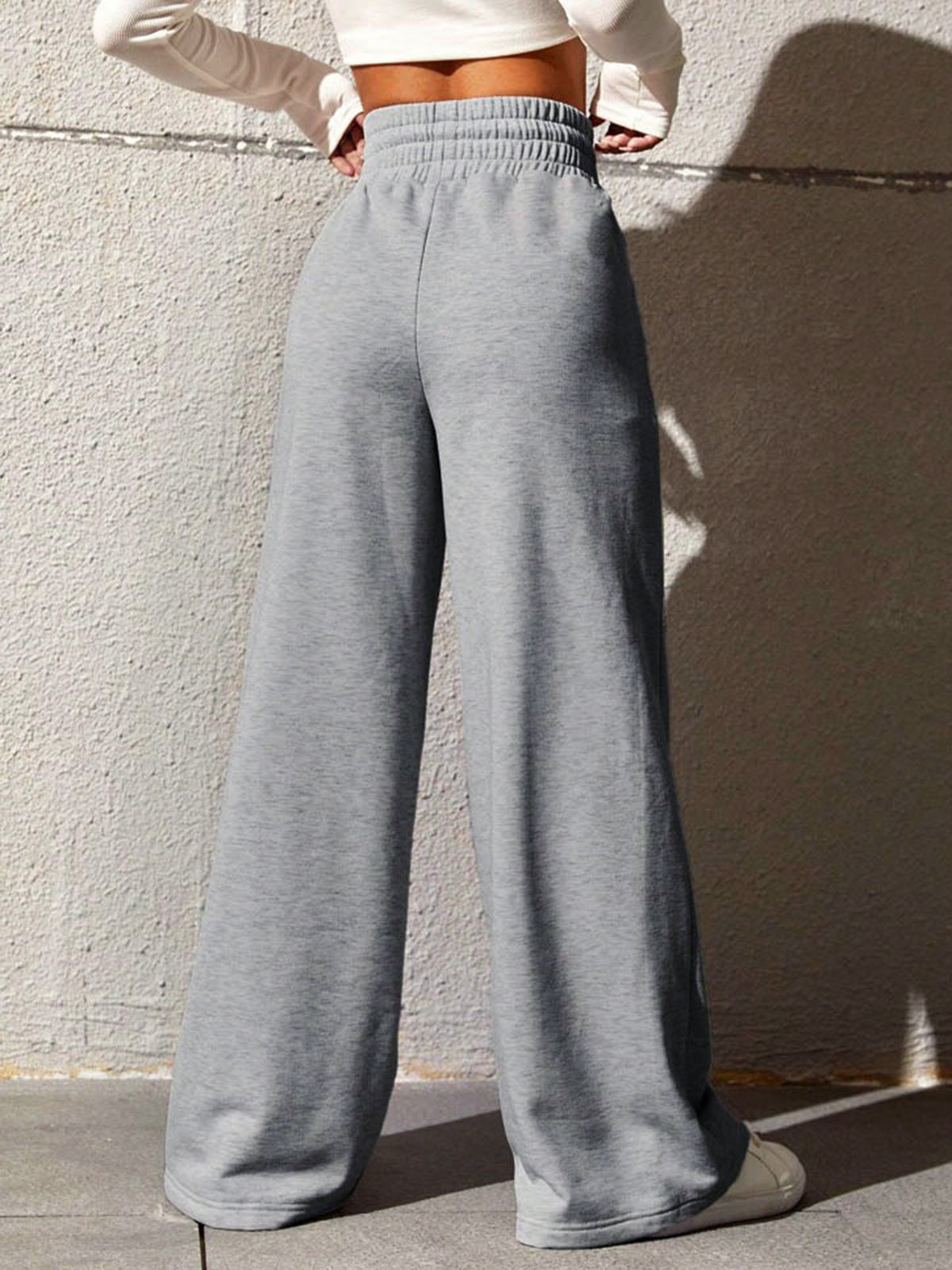 Gråa Vida Sweatpants med Avslappnad Passform