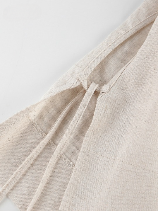 Khaki Linne Matchande Set