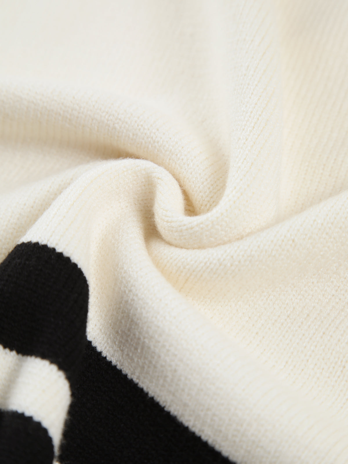 Off-white Randig Stickad Tröja med Polokrage