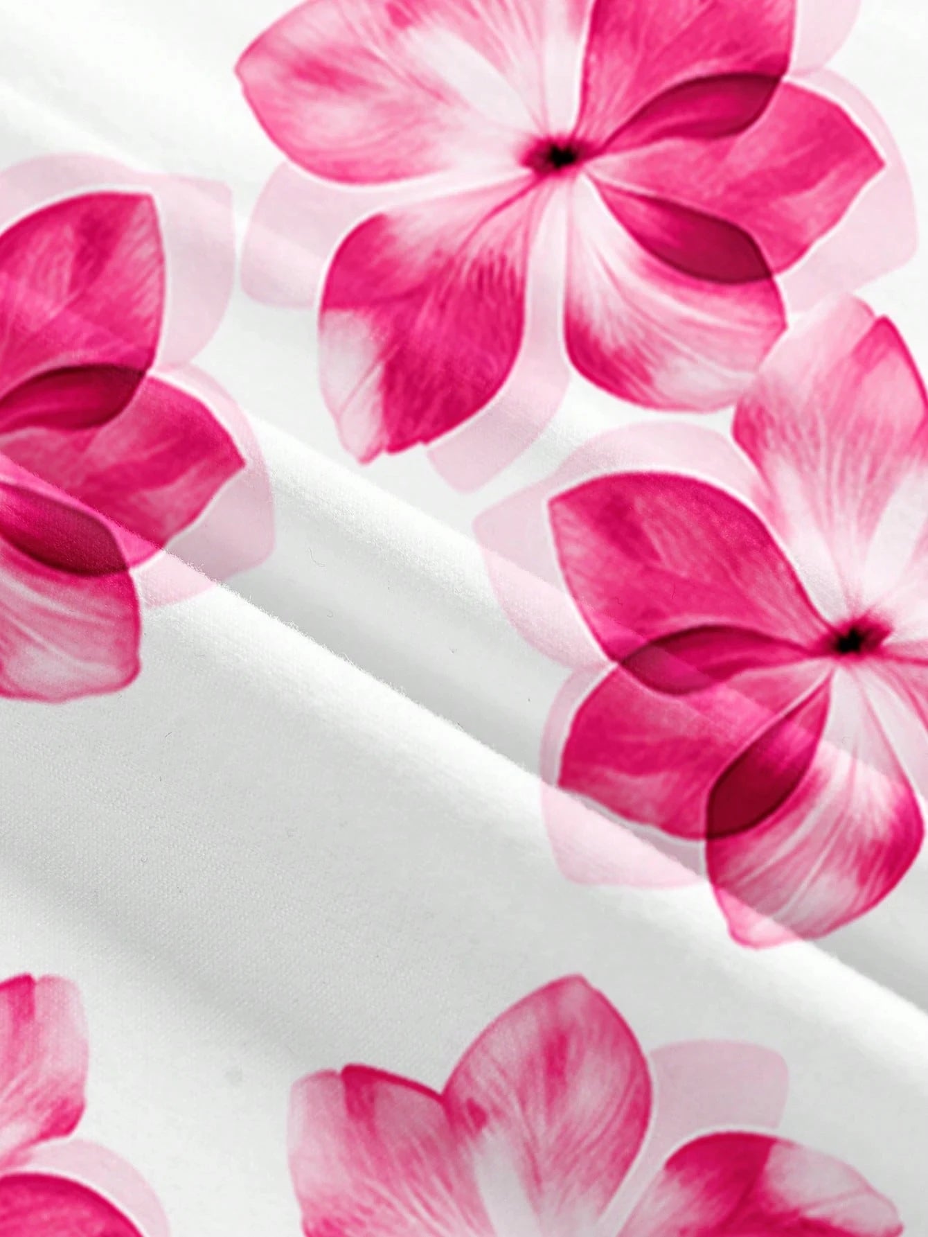 Vit Blommig Off-shoulder Minikläning med Öppen Rygg