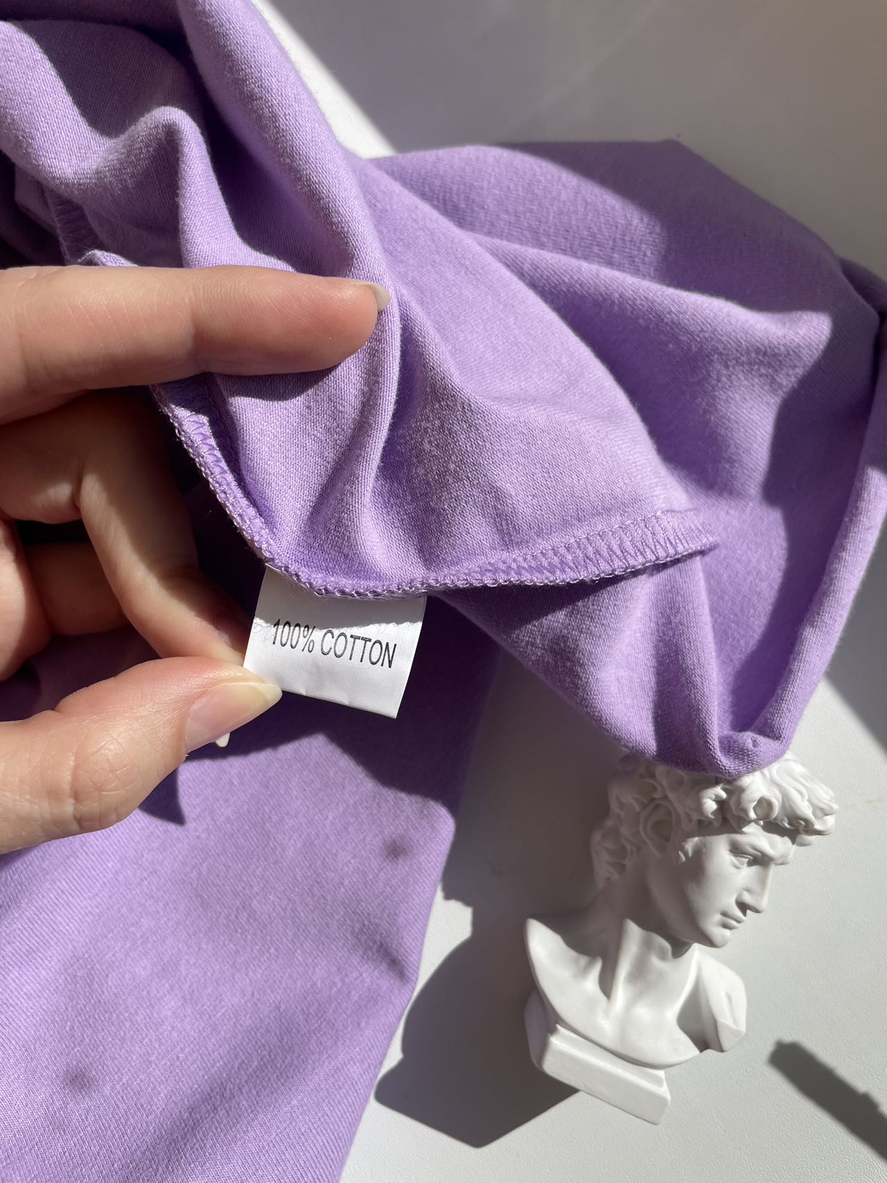 Vit Bomull Matchande Set med Shorts